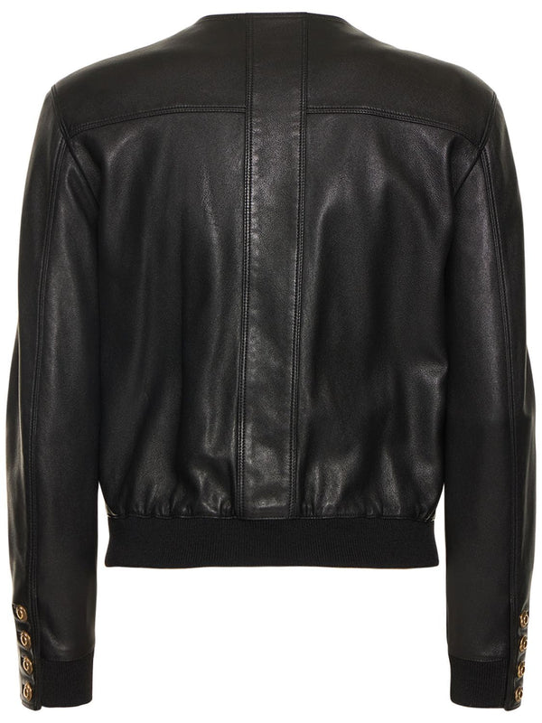 Saint Laurent Patch Bomber Jacket Women