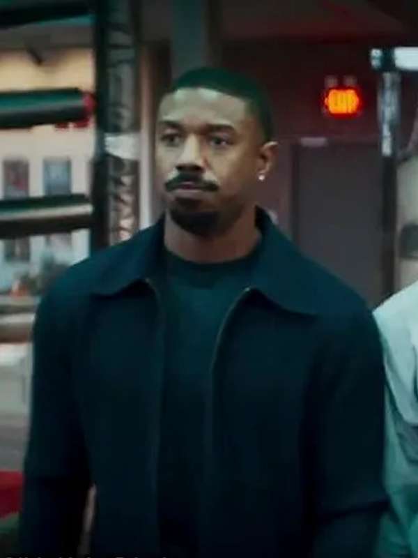 Michael B. Jordan Creed 3 Black Jacket