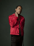 Kelvin Harrison Jr Chevalier Red Jacket