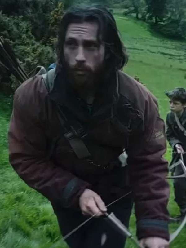 Aaron Taylor Johnson 28 Years Later 2025 Maroon Jacket