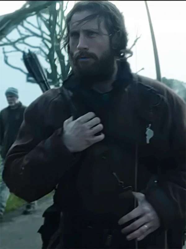 Aaron Taylor Johnson 28 Years Later 2025 Maroon Jacket