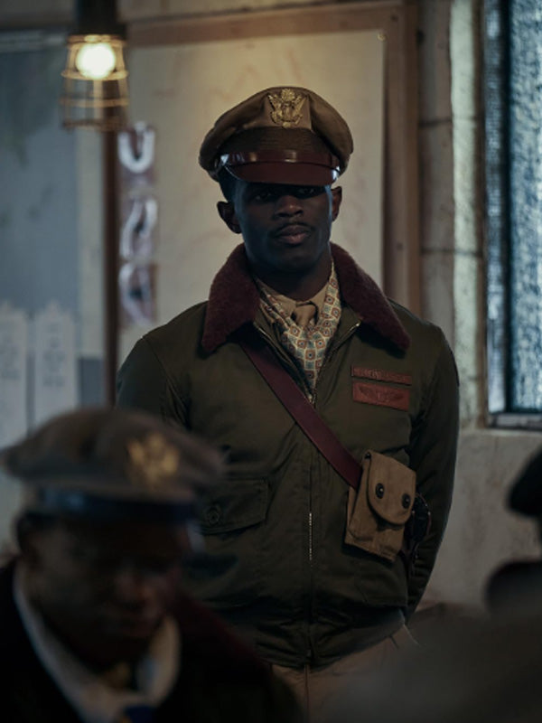 Josiah Cross Masters Of The Air Green Jacket