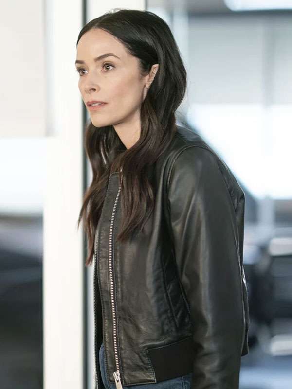 Amber Braeburn 9-1-1 S08 Bomber Leather Jacket