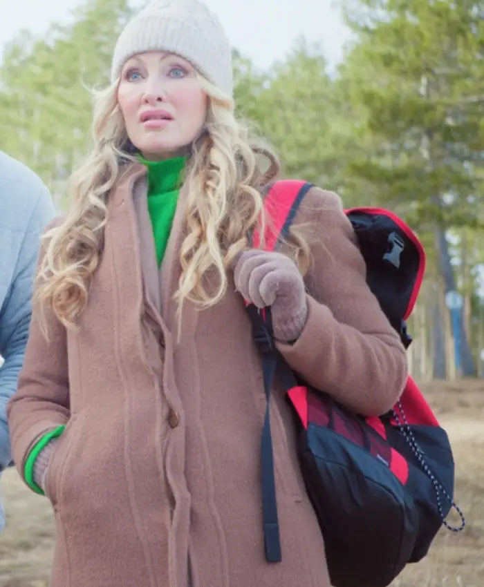A European Christmas Caprice Bourret Brown Coat