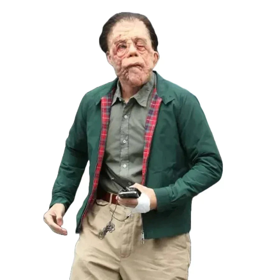 A Different Man Adam Pearson Green Cotton Jacket