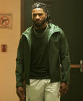 All American Green Printed Bomber Jacket
