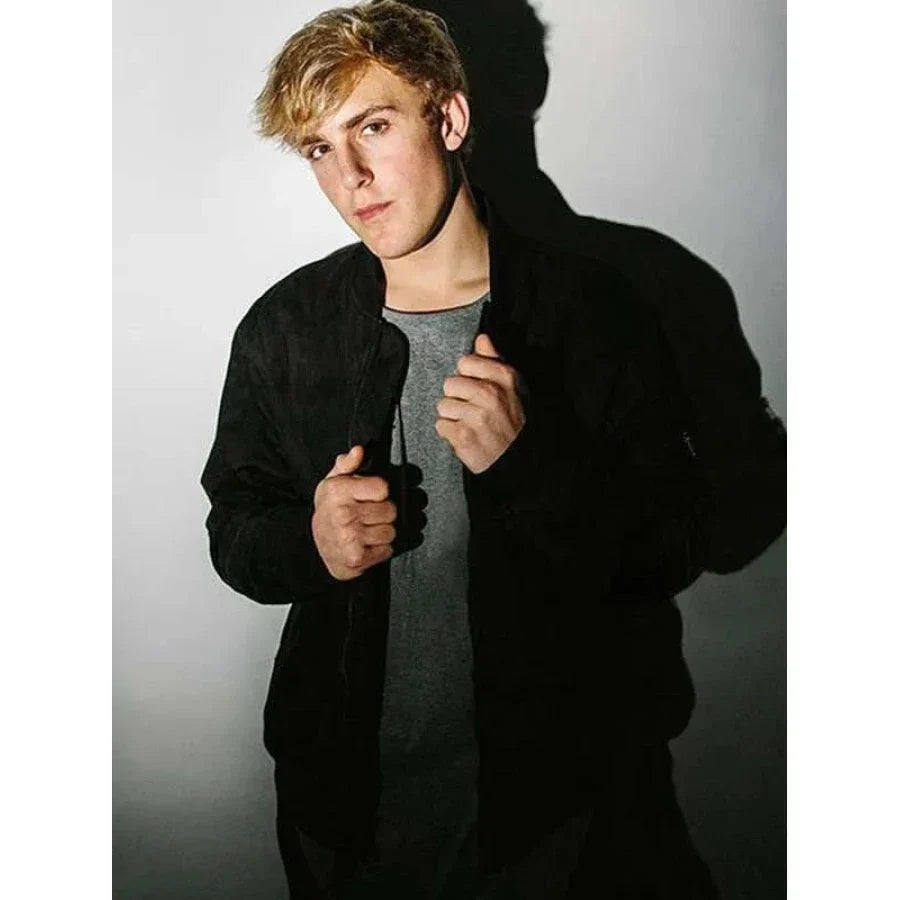 Jake Paul Black Suede Jacket