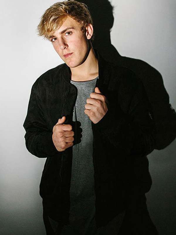 Jake Paul Black Suede Leather Jacket