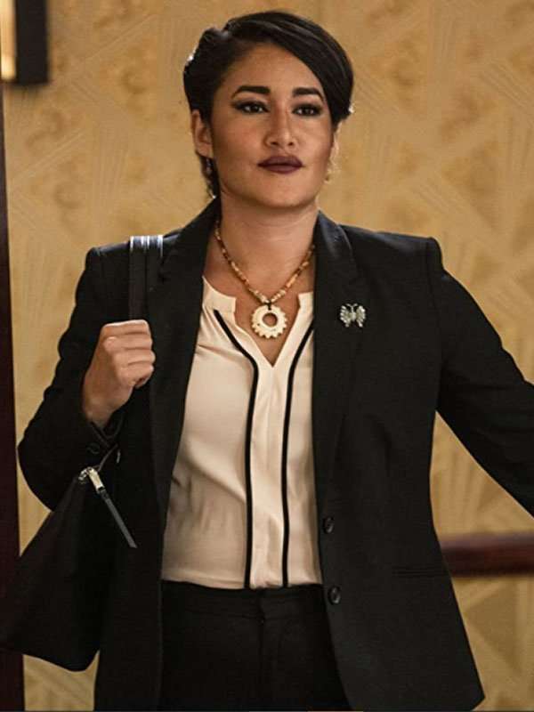 Q’orianka Kilcher Yellowstone Black Blazer