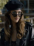 Luna Blaise Aristotle and Dante Black Leather Jacket