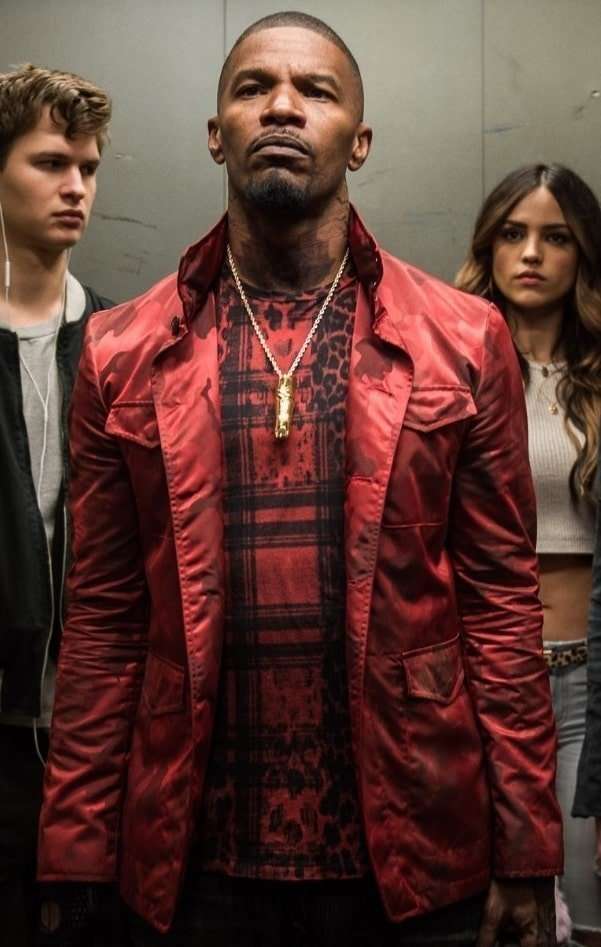 Jamie Foxx Bats Jacket from Baby Driver