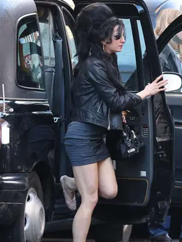 Marisa Abela Back To Black 2024 Leather Jacket