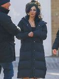 Marisa Abela Back To Black 2024 Puffer Coat