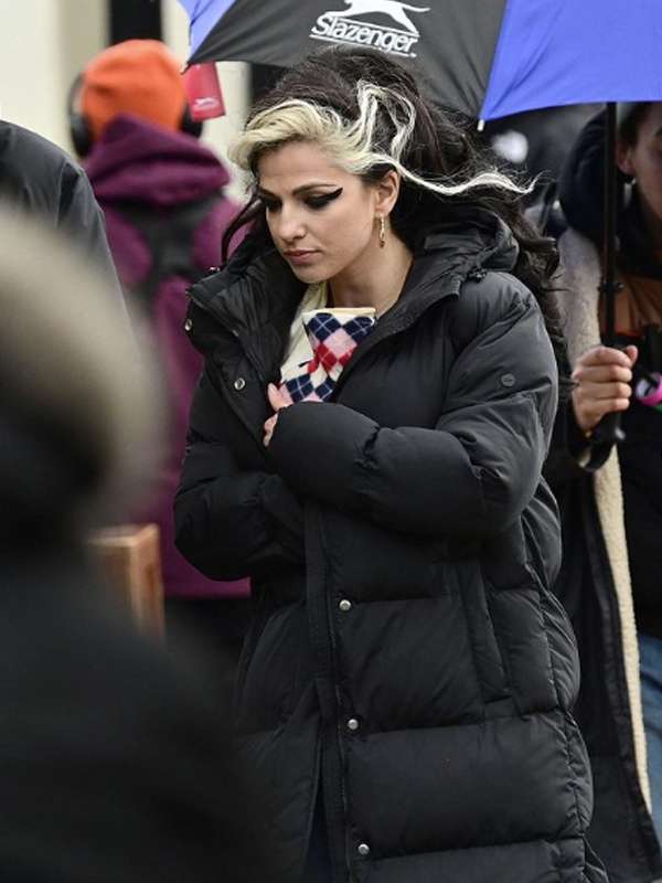 Marisa Abela Back To Black 2024 Puffer Coat