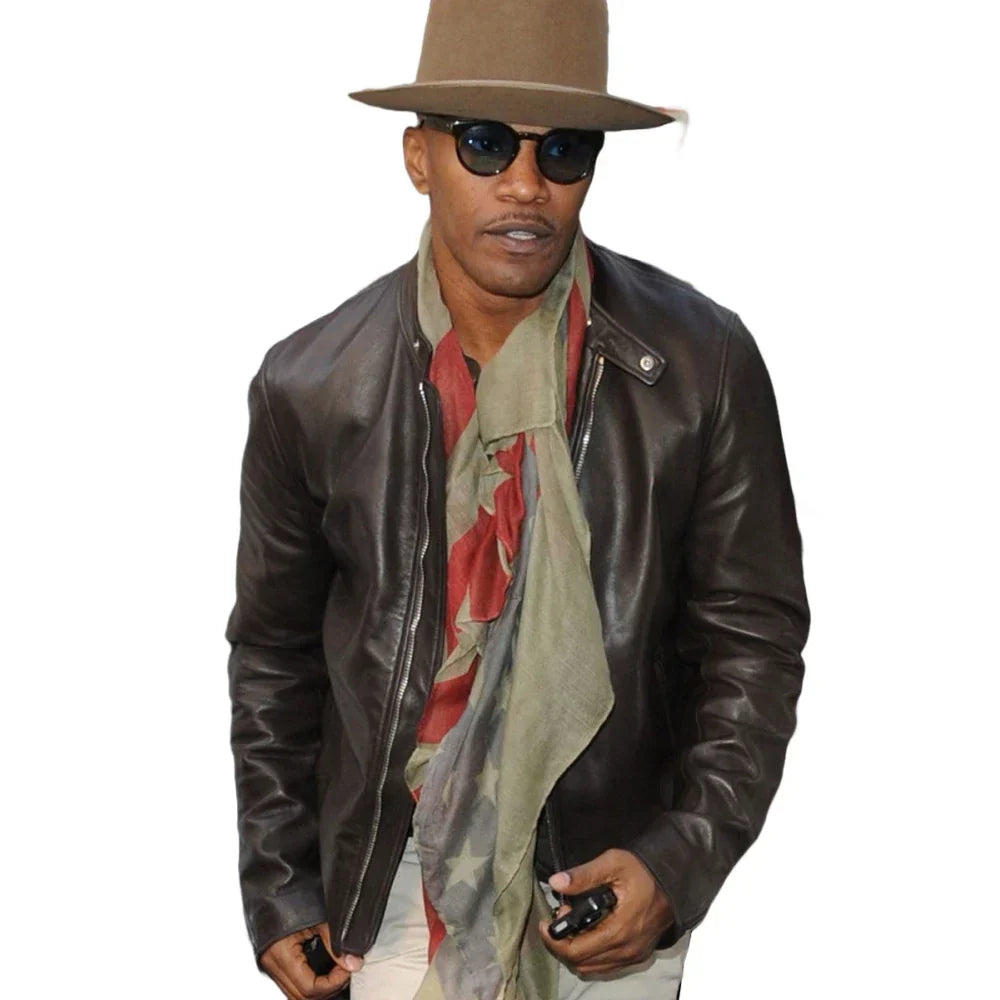 Jamie Foxx Back in Action Brown Jacket