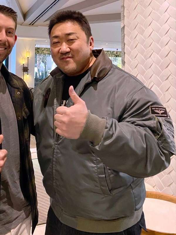 Ma Dong-seok Badland Hunters 2024 Bomber Jacket