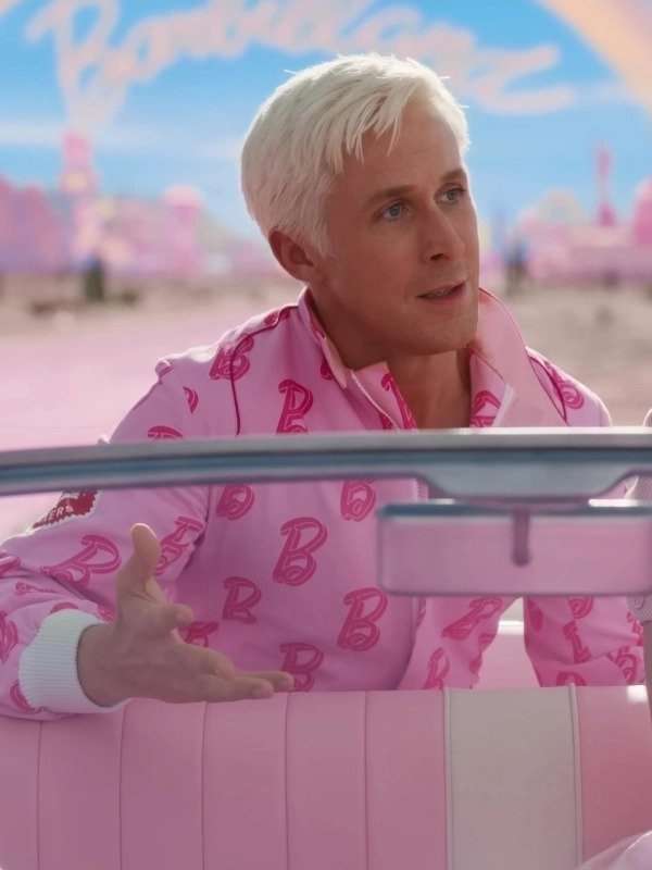 Ryan Gosling Barbie 2023 Pink Jacket