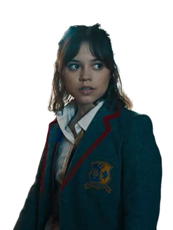 Jenna Ortega Beetlejuice Beetlejuice 2024 Uniform Blazer