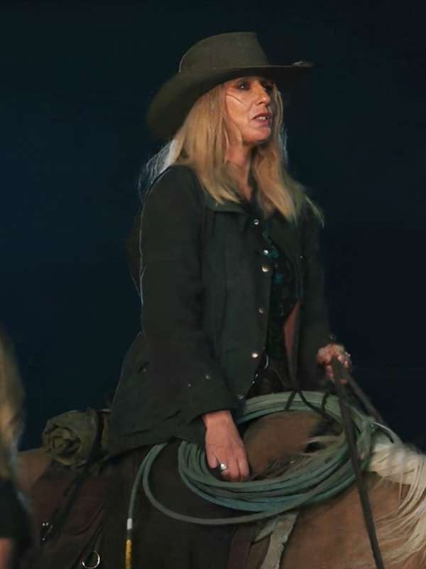 Kelly Reilly Yellowstone Black Jacket