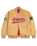 Beulah San Francisco 49ers Gold Varsity Jacket
