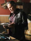 Connor McGrath Blue Ridge The Series Black Leather Jacket
