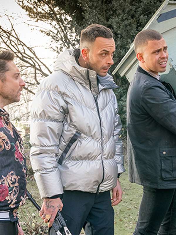 Vinnie Brassic S03 Silver Puffer Jacket