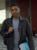 Jake Brassic S05 Black Leather Jacket
