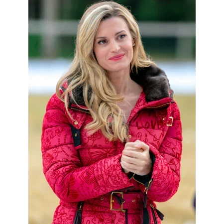 Miss Christmas Holly Khun Puffer Coat