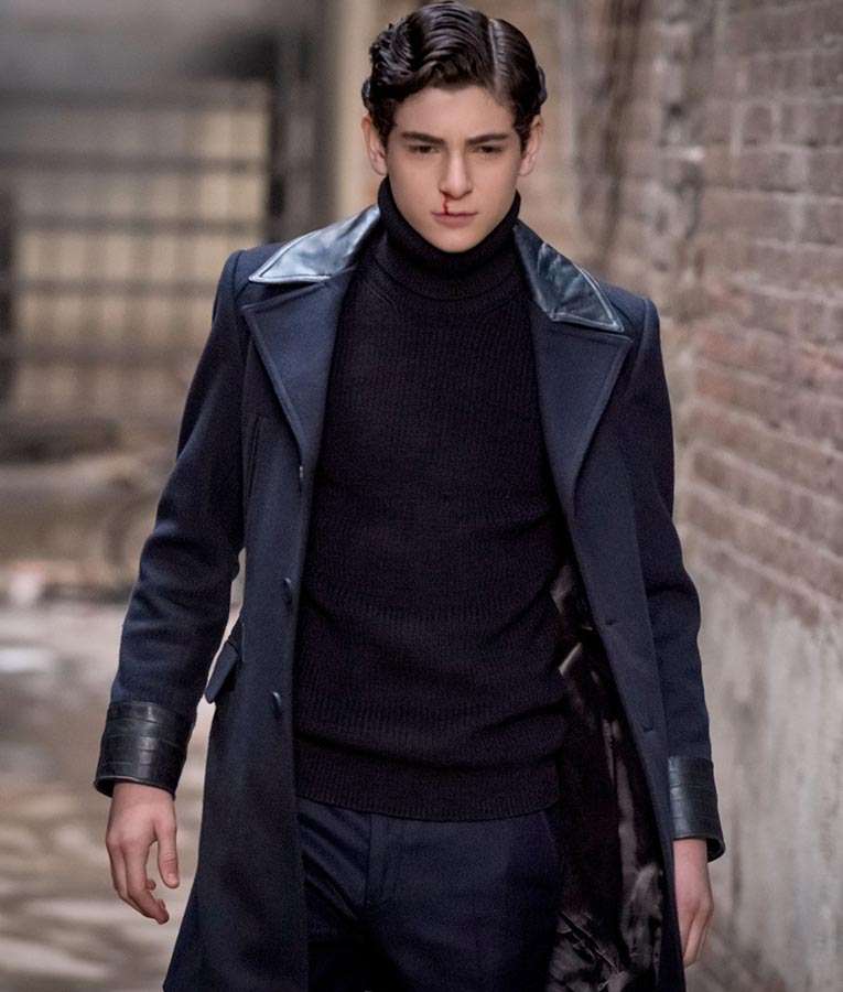Gotham Bruce Wayne Black Trench Coat