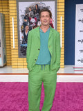 Brad Pitt Bullet Train Green Suit