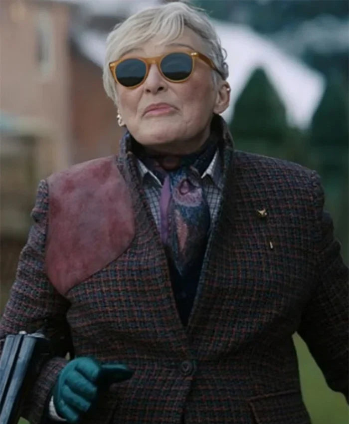 Back in Action Glenn Close Burgundy Blazer