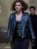 Gotham Camren Bicondova Black Leather Jacket