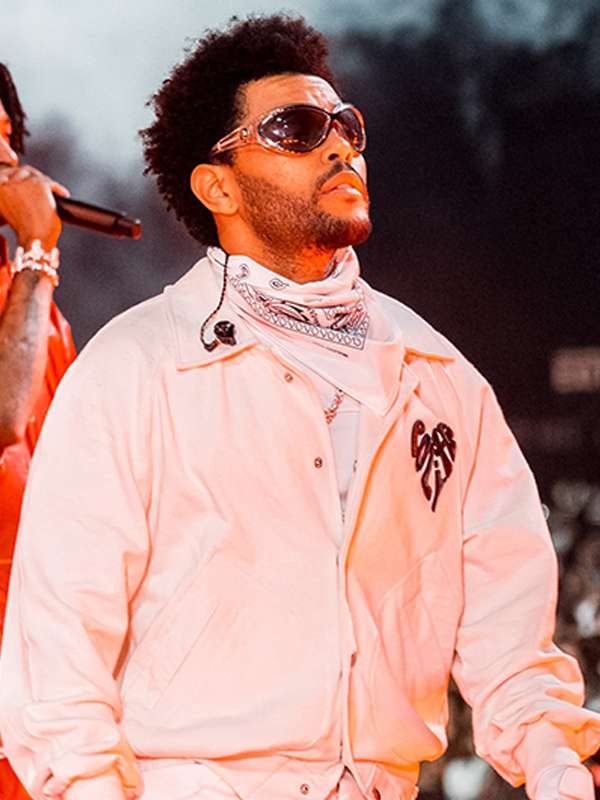 Coachella 2023 The Weeknd White Jacket