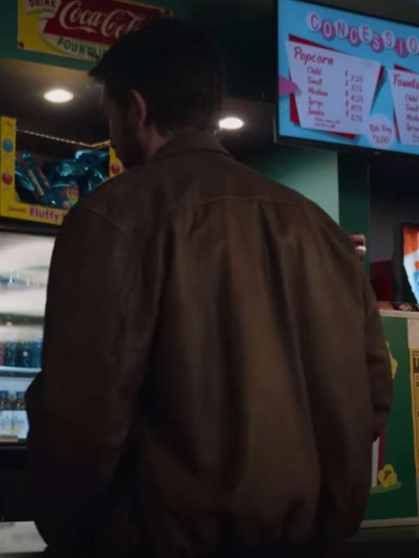 Nicholas Braun Cat Person Brown Leather Jacket
