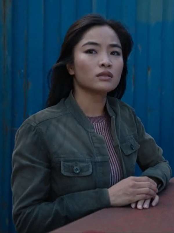 Monarch Legacy of Monsters Cate Randa Grey Cotton Jacket