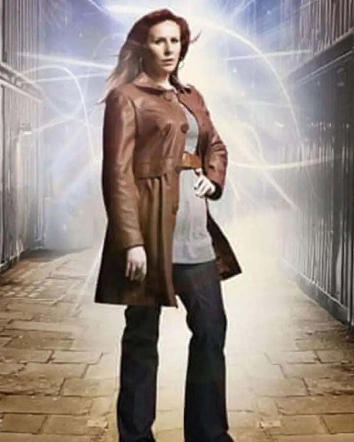 Doctor Who SO 4 Donna Noble Brown Leather Coat