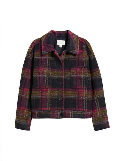Charlotte Cassadine General Hospital Plaid Shacket