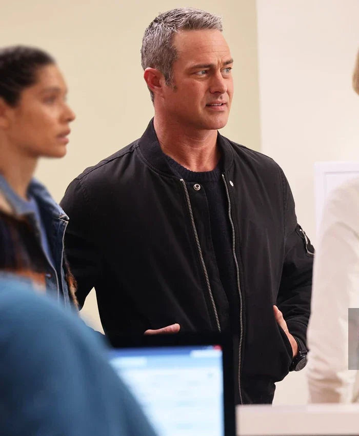 Chicago Fire S13 Taylor Kinney Bomber Jacket