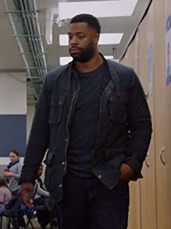 LaRoyce Hawkins Chicago P.D Black Cotton Jacket