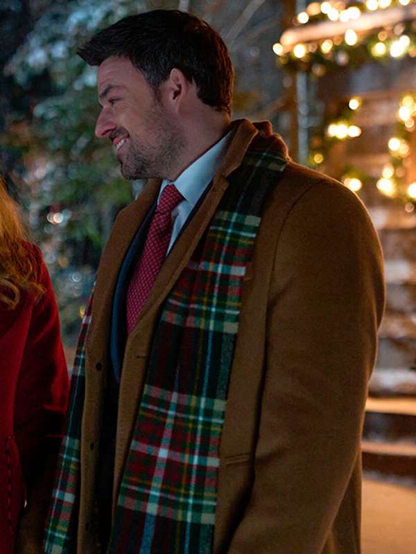 Christmas Under the Northern Lights 2024 Jesse Hutch Brown Coat