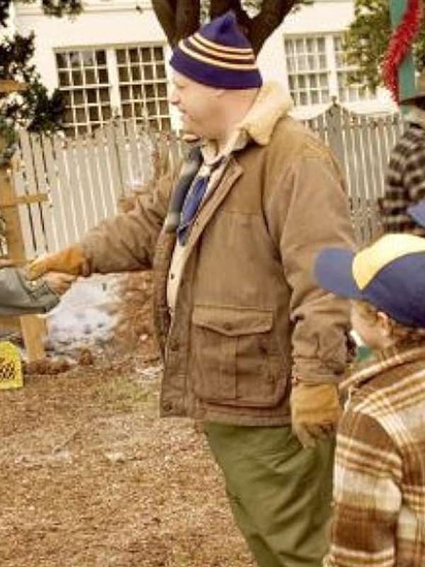Kevin Chamberlin Christmas with the Kranks Brown Jacket