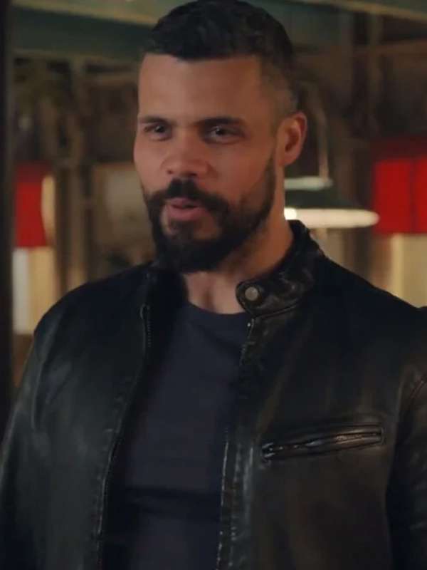 Mike McGuire Whitstable Pearl S03 Black Leather Jacket