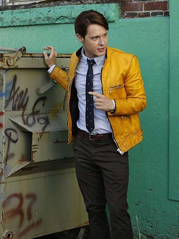 Dirk Gently Holistic Detective Yellow Leather Jacket