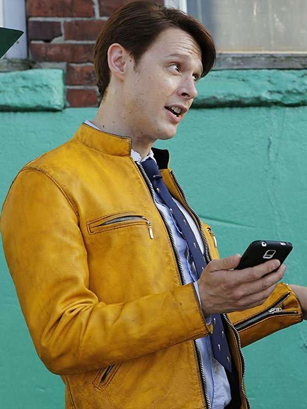 Dirk Gently Holistic Detective Yellow Leather Jacket