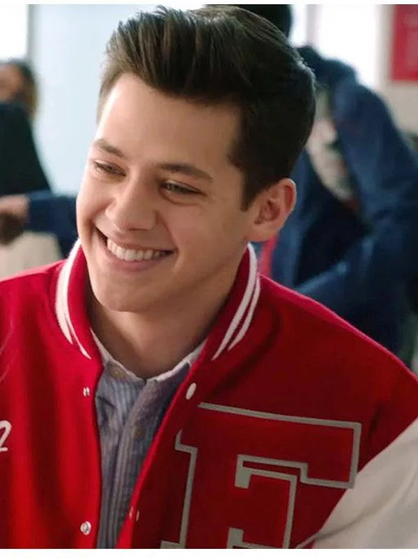 High School Musical EJ Red Varsity Jacket