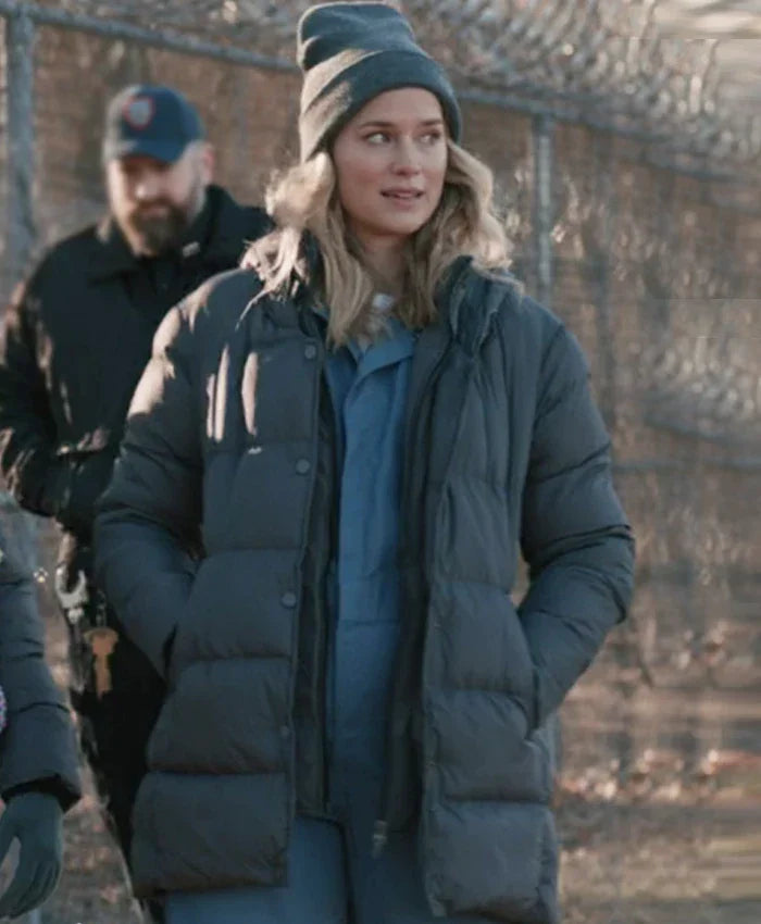 Elsbeth S02 Elizabeth Lail Puffer Coat