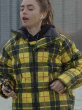 Emily In Paris S01 Lily Collins Yellow Plaid Jacket