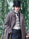 Louis Partridge Enola Holmes 2 Grey Trench Coat
