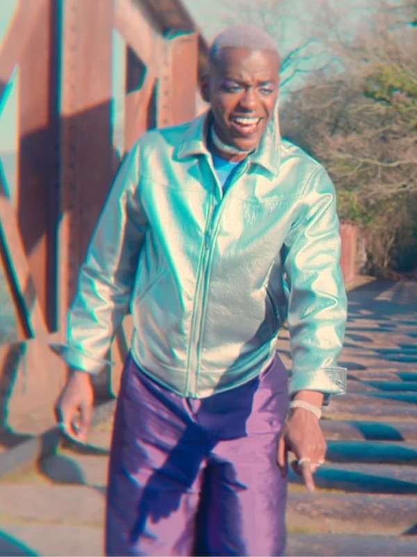 Sex Education S04 Eric Effiong Silver Jacket