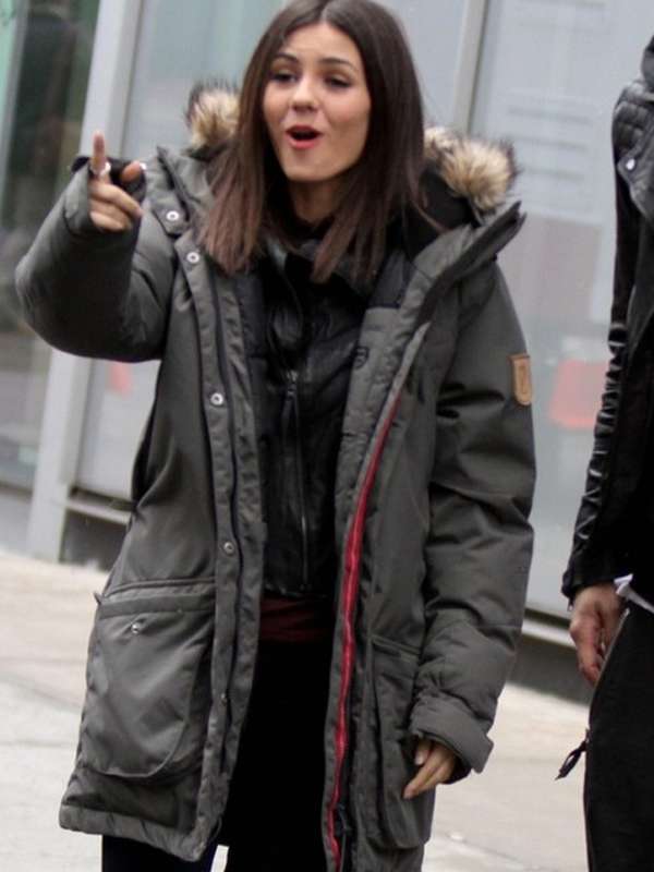 Lindy Sampson Eye Candy Grey Hooded Jacket